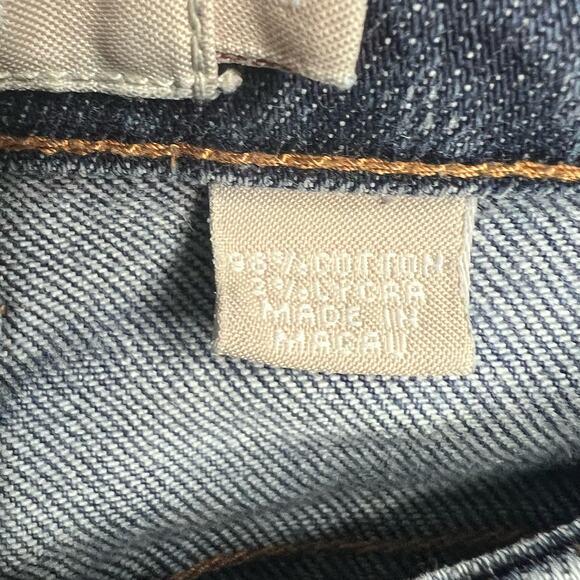 J. CREW Mid-Rise Stretch Bootcut Ankle Jeans No Back Pocket Stretch Denim size 8 - Picture 7 of 8